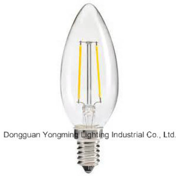 C35 3.5W Candle Bulb LED Filament Bulb 2200k 2500k